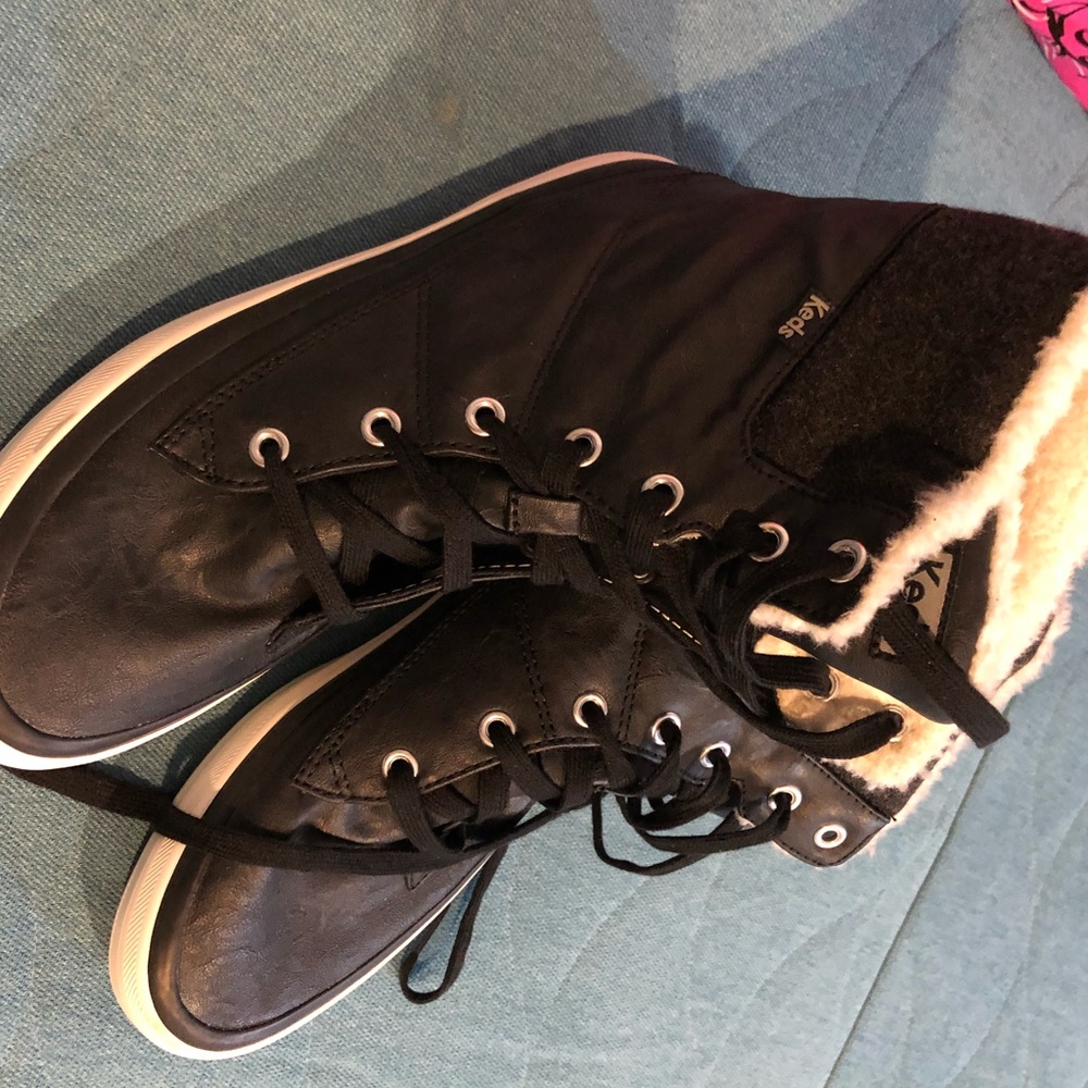 New keds booties, fur lined